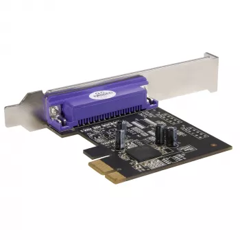 StarTech.com 1-portová paralelná PCIe karta - PCI Express na paralelný DB25 adaptérová karta - Desktop rozširujúci LPT radič pre tlačiarne, skenery a plottery - SPP/ECP - Standard/Low Profile