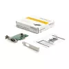 StarTech.com 1-portový PCI Express RS232 sériový adaptér - PCIe RS232 sériový host radič - PCIe na sériový DB9 - 16950 UART - Low-Profile rozširujúca karta - Windows & Linux