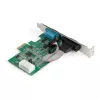 StarTech.com 2-portový PCI Express RS232 sériový adaptér - PCIe RS232 sériový host radič - PCIe na dual sériový DB9 karta - 16950 UART - rozširujúca karta - Windows & Linux