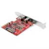 StarTech.com 2-portová 10Gbps USB-A & USB-C PCIe karta – USB 3.2/Gen 2 PCI Express Type-C/A host radič karta adaptér – USB 3.2/Gen 2x1 PCIe rozširujúca karta – Windows, macOS, Linux