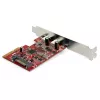 StarTech.com 2-portová USB 3.2 Gen 2 PCIe karta, USB-C 10Gbps SuperSpeed PCI Express 3.0 x4 radič karta, USB Type-C adaptérová karta, iba dáta, Windows/macOS/Linux, TAA