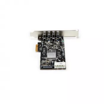 StarTech.com 4-portová USB 3.0 PCIe karta so 4 dedikovanými 5-Gbit/s kanálmi (USB 3.1 Gen 1) – UASP – SATA/LP4 napájanie – PCI-Express adaptérová karta