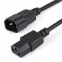 StarTech.com 1m predlžovací napájací kábel, C14 na C13, 10A 125V, 18AWG, predlžovací napájací kábel počítača, IEC-320-C14 na IEC-320-C13 AC predlžovací napájací kábel pre napájacie zdroje, UL certifikovaný