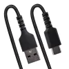 StarTech.com 50cm (20in) USB-A na C nabíjací kábel, špirálový kábel Heavy Duty rýchle nabíjanie & synchronizácia, kvalitný USB-2.0-A na USB Type-C kábel, odolný aramidovými vláknami, dlhotrvajúci samec-samec USB kábel