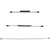StarTech.com 1m USB-C nabíjací kábel, špirálový kábel, Heavy Duty, rýchle nabíjanie & synchronizácia, USB-2.0-Type-C kábel, odolný aramidovými vláknami, dlhotrvajúci samec-samec USB kábel, čierny
