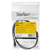 StarTech.com 1m USB-C nabíjací kábel – odolný rýchlonabíjací a synchronizačný USB 2.0 Type-C na USB-C kábel pre notebook – TPE plášť aramidové vlákna M/M 60 W čierny – Samsung S10 S20 iPad Pro MS Surface