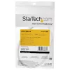 StarTech.com 1m USB-C nabíjací kábel – odolný rýchlonabíjací a synchronizačný kábel USB 2.0 Type-C na USB-C kábel pre notebook – TPE plášť aramidové vlákna M/M 60W biely – Samsung S10 S20 iPad Pro MS Surface