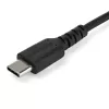 StarTech.com 2 m USB-C nabíjací kábel – odolný rýchlonabíjací a synchronizačný kábel USB 2.0 Type-C na USB C kábel pre notebook – TPE plášť aramidové vlákna M/M 60 W čierny – Samsung S10 S20 iPad Pro MS Surface