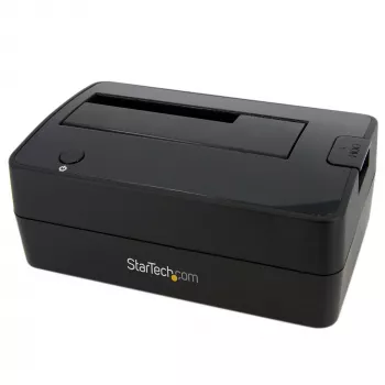 StarTech.com Single Bay USB 3.0 na SATA dokovacia stanica pre pevné disky, USB 3.0 (5 Gbit/s) dok pre pevné disky, externá 2,5/3,5 palcová SATA I/II/III HDD/SSD dokovacia stanica, vrchné vkladanie pevných diskov