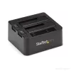 StarTech.com Dual-Bay USB 3.2 Gen 2 na SATA dokovacia stanica pre pevné disky, USB 10Gbps dok pre pevné disky, externá 2,5/3,5 palcová SATA I/II/III SSD/HDD dokovacia stanica, hot-swap vkladanie pevných diskov, vrchné vkladanie