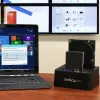 StarTech.com samostatný duplikátor pevných diskov, Dual-Bay HDD/SSD kloner/kopírovač, USB 3.1 (10 Gbit/s) na SATA III HDD/SSD dokovacia stanica, dok duplikátora pevných diskov, kloner pevných diskov