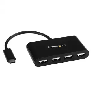 StarTech.com 4-portový USB-C hub - mini hub - USB-C na 4x USB-A - USB 2.0