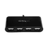 StarTech.com 4-portový USB-C hub - mini hub - USB-C na 4x USB-A - USB 2.0