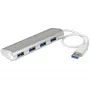 StarTech.com 4-portový USB hub, USB A na 4x USB-A konektory, USB 5Gbps, robustný dizajn, napájaný zbernice, prenosný laptop USB 3.0 hub
