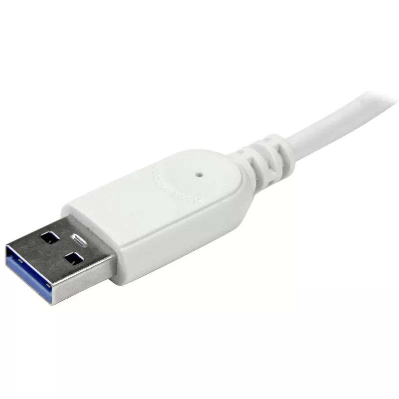 StarTech.com 4-portový USB hub, USB A na 4x USB-A konektory, USB 5Gbps, robustný dizajn, napájaný zbernice, prenosný laptop USB 3.0 hub
