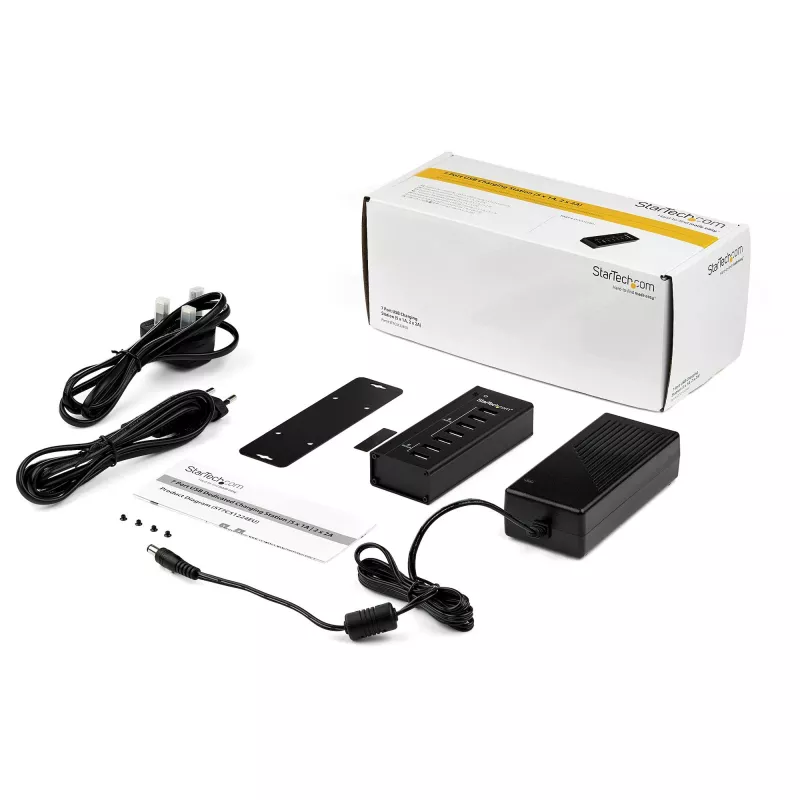 StarTech.com 7-portová USB nabíjacia stanica s 5x 1A a 2x 2A portami