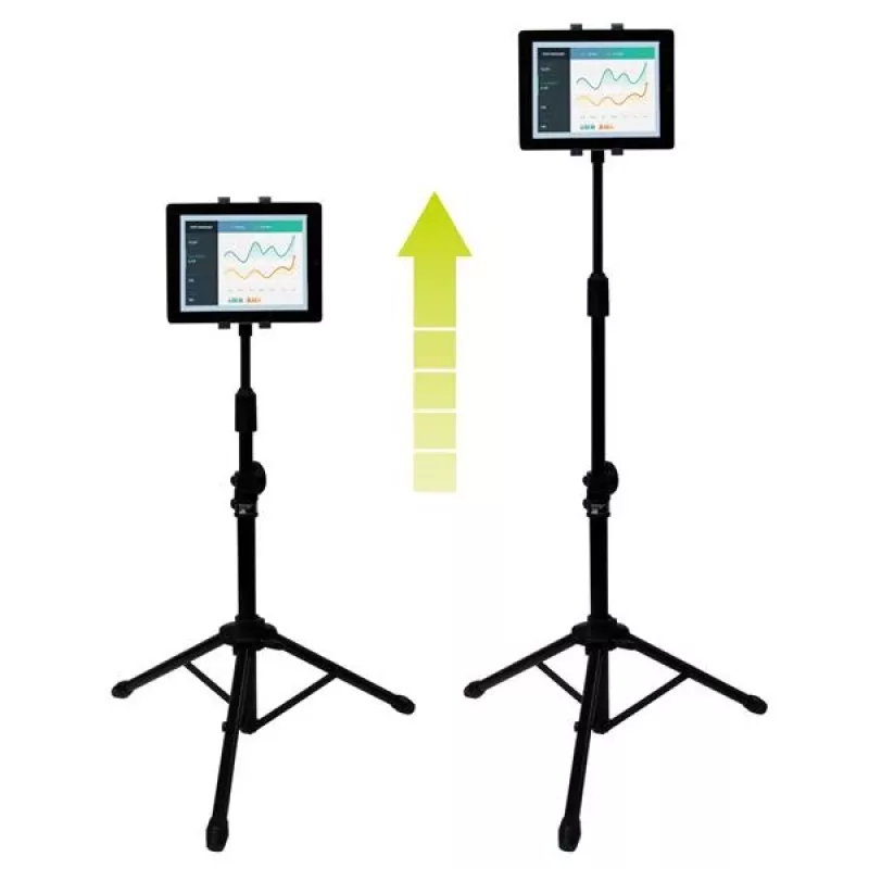 StarTech.com nastaviteľný stojan na tablet, tablet/UMPC, multimediálny stojan, interiér, čierny