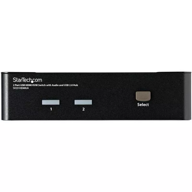 StarTech.com 2-portový USB HDMI KVM prepínač so zvukom a USB 2.0 hubom