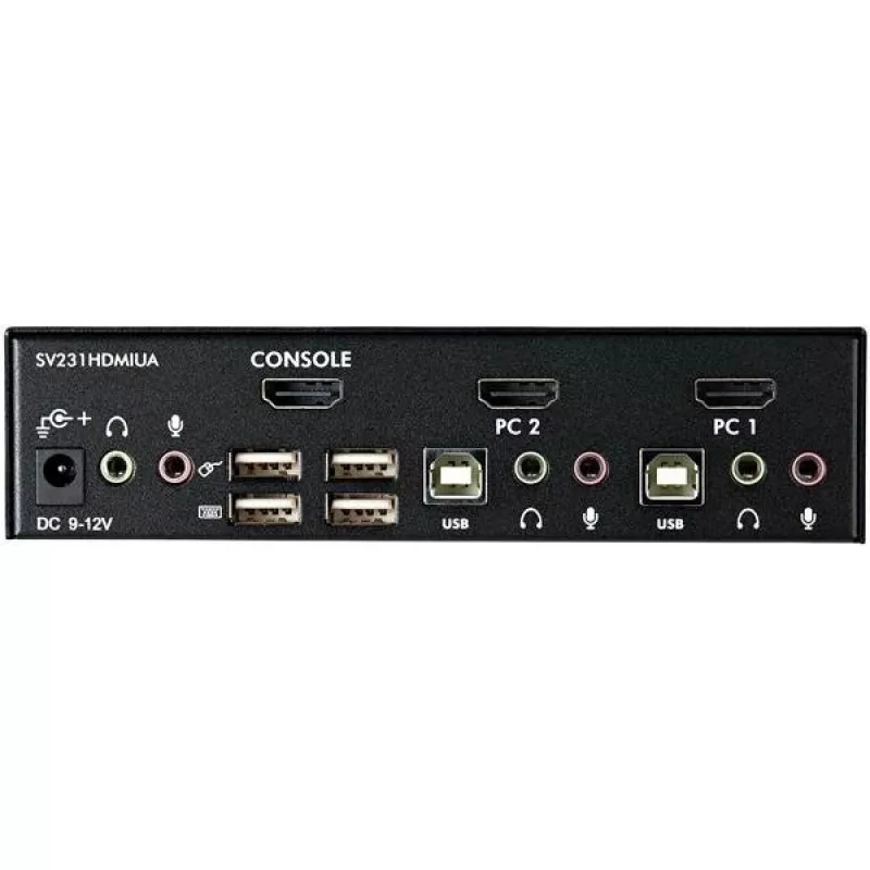 StarTech.com 2-portový USB HDMI KVM prepínač so zvukom a USB 2.0 hubom