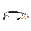 StarTech.com USB video nahrávací adaptérový kábel – S-Video/Composite na USB 2.0 SD video nahrávacie zariadenie kábel – podpora TWAIN – analógovo-digitálny prevodník pre ukladanie médií – iba Windows