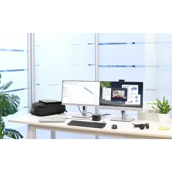 HP Keyed káblový zámok 10 mm, 1,83 m, okrúhly kľúč, pozinkovaná oceľ, čierny
