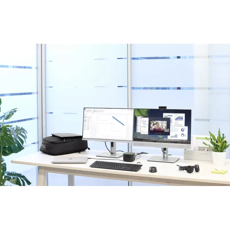 HP Keyed káblový zámok 10 mm, 1,83 m, okrúhly kľúč, pozinkovaná oceľ, čierny