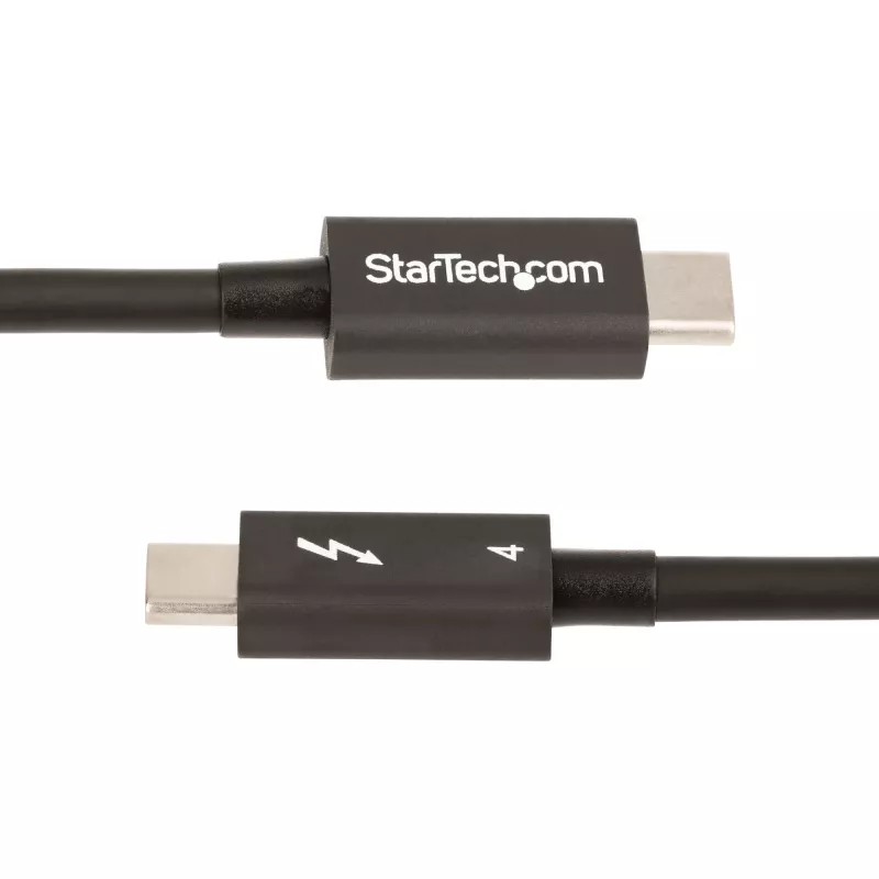 StarTech.com 3ft (1m) Thunderbolt 4 kábel – 40 Gbit/s – 100 W PD – 4K/8K video – Intel-certifikovaný Thunderbolt kábel – kompatibilný s USB4/Thunderbolt 3/USB 3.2/USB Type-C/DisplayPort