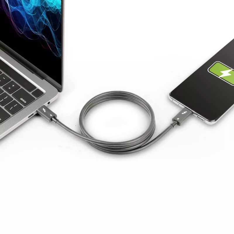 StarTech.com 3ft (1m) Thunderbolt 4 kábel – 40 Gbit/s – 100 W PD – 4K/8K video – Intel-certifikovaný Thunderbolt kábel – kompatibilný s USB4/Thunderbolt 3/USB 3.2/USB Type-C/DisplayPort