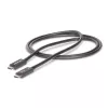StarTech.com 3ft (1m) Thunderbolt 4 kábel – 40 Gbit/s – 100 W PD – 4K/8K video – Intel-certifikovaný Thunderbolt kábel – kompatibilný s USB4/Thunderbolt 3/USB 3.2/USB Type-C/DisplayPort