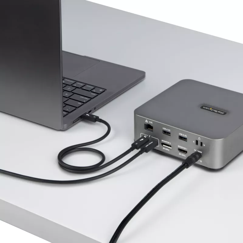 StarTech.com 3ft (1m) Thunderbolt 5 kábel, 80 Gbit/s/do 120 Gbit/s, 240 W PD, 8K 60 Hz, certifikovaný Thunderbolt kábel – kompatibilný s Thunderbolt 4/USB4/USB-C