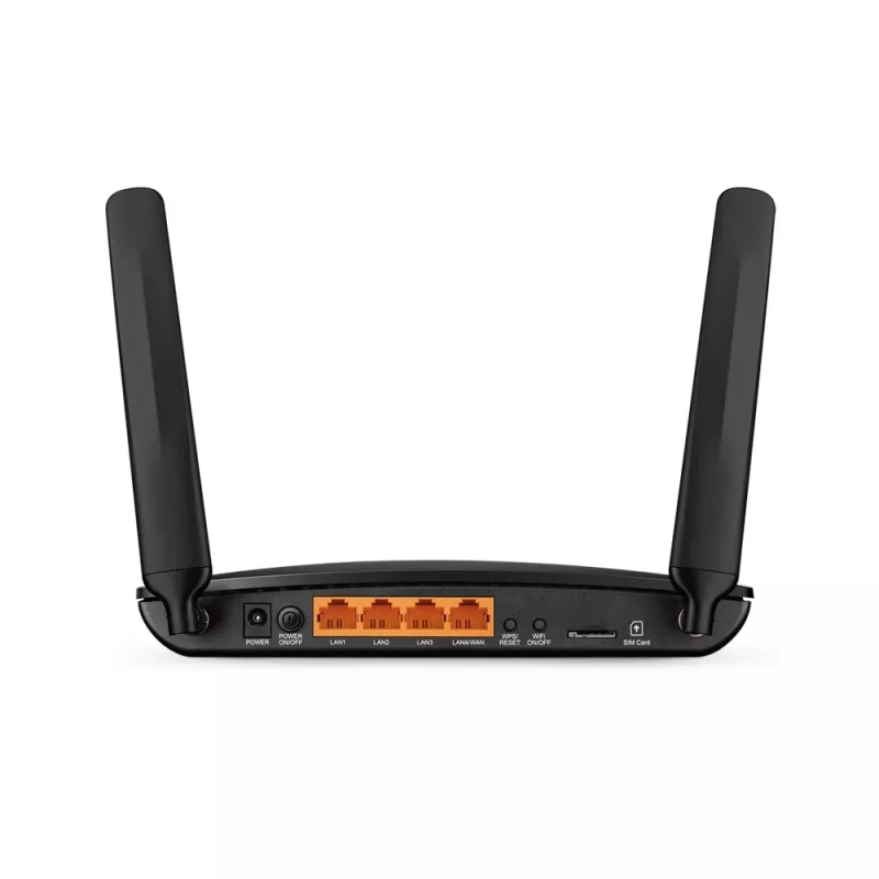 TP-Link TL-MR150 WLAN router Fast Ethernet Single-Band (2,4 GHz) 4G čierny