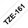 Laminovacia páska Brother TZe161 36 mm čierna na transparentnej