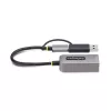 StarTech.com 2.5GbE USB-C na Ethernet adaptér s USB-A konvertorom, NBASE-T NIC, USB 3.0 Type-C 2.5/1G Multi Speed sieť, kompatibilný s Thunderbolt, Windows & Mac