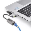 StarTech.com 2.5GbE USB-C na Ethernet adaptér s USB-A konvertorom, NBASE-T NIC, USB 3.0 Type-C 2.5/1G Multi Speed sieť, kompatibilný s Thunderbolt, Windows & Mac