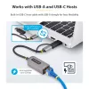 StarTech.com 2.5GbE USB-C na Ethernet adaptér s USB-A konvertorom, NBASE-T NIC, USB 3.0 Type-C 2.5/1G Multi Speed sieť, kompatibilný s Thunderbolt, Windows & Mac