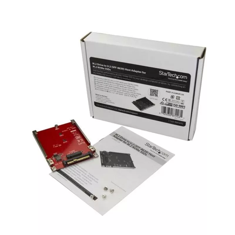 StarTech.com Hostiteľský adaptér jednotky M.2 na U.2 (SFF-8639) pre SSD M.2 PCIe NVMe