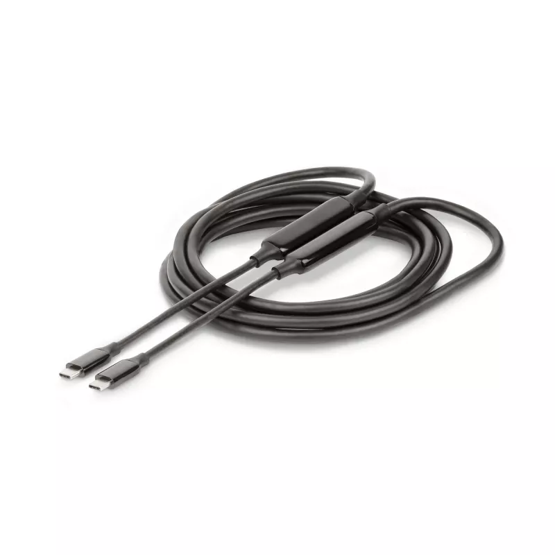StarTech.com 3 m (10 ft) aktívny USB-C kábel, USB 3.2 Gen 2 10 Gbit/s, dlhý USB Type-C kábel na prenos dát, 60 W Power Delivery, 8K 60 Hz, DP 1.4 Alt-Mód s HBR3/HDR10/MST/DSC 1.2/HDCP 2.2 – USB-C na USB-C kábel
