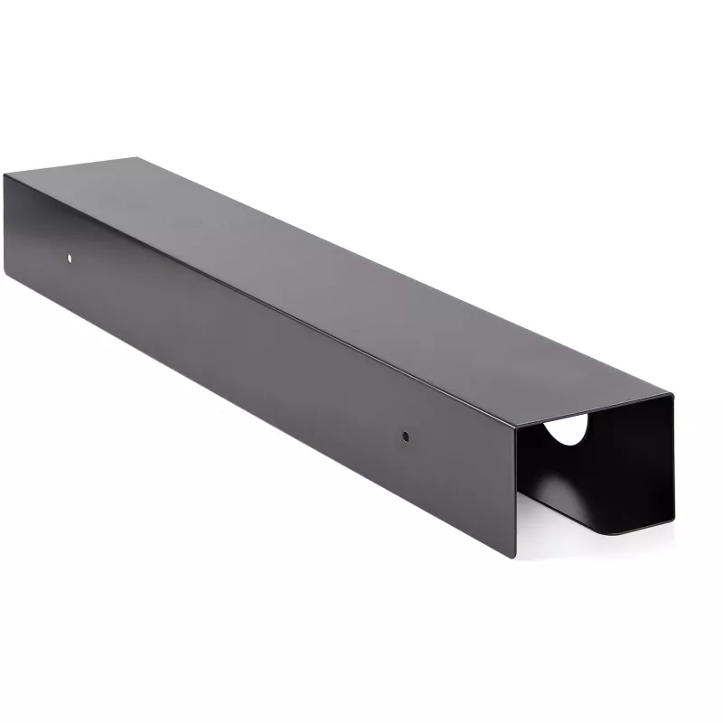 StarTech.com UDCMTRAY organizér káblov na montáž pod stôl pre výškovo nastaviteľné stoly, 60 x 11,4 x 7,6 cm, čierny