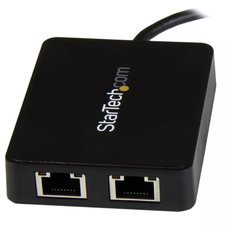 StarTech.com USB-C na Dual Gigabit Ethernet adaptér s USB (Type-A) portom