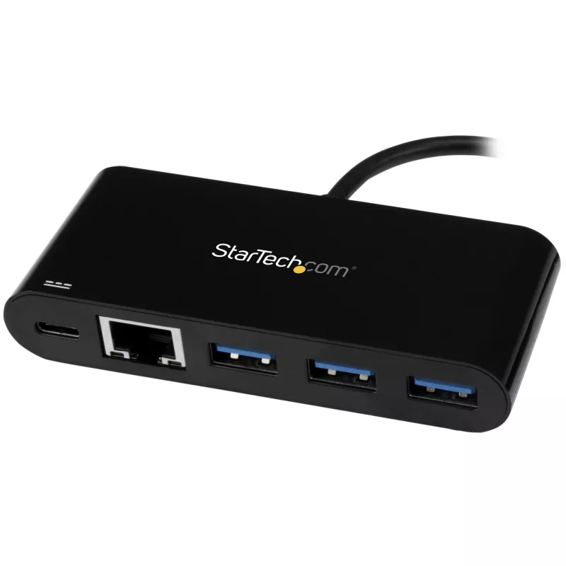 StarTech.com USB-C na Ethernet adaptér s 3-port USB 3.0 hubom a Power Delivery