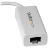 StarTech.com USB-C na Gigabit sieťový adaptér – biely, káblová, USB Type-C, Ethernet, 5000 Mbit/s, biely