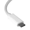 StarTech.com USB-C na Gigabit sieťový adaptér – biely, káblová, USB Type-C, Ethernet, 5000 Mbit/s, biely