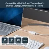 StarTech.com USB-C na Gigabit sieťový adaptér – biely, káblová, USB Type-C, Ethernet, 5000 Mbit/s, biely