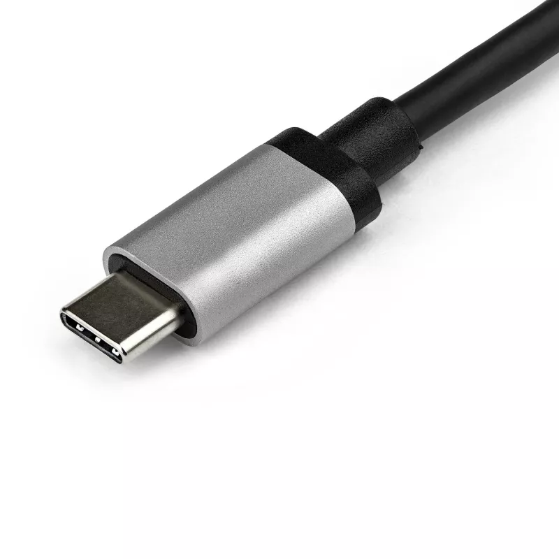 StarTech.com US2GC30 adaptér USB-C na 2,5 Gigabit Ethernet, USB 3.0, NBASE-T, 2.5GBASE-T, RJ45, 10/100/1000/2500 Mb/s, čierna/vesmírne sivá