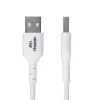 StarTech.com 2m USB-A na USB-C nabíjací kábel, nabíjanie & synchronizácia, 3A, USB 2.0, TPE plášť - biely USB nabíjací kábel