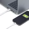 StarTech.com 2m USB-A na USB-C nabíjací kábel, nabíjanie & synchronizácia, 3A, USB 2.0, TPE plášť - biely USB nabíjací kábel