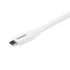 StarTech.com USB-C na USB-C kábel s 5 A PD – M/M – biely – 2 m – USB 2.0 – USB-IF certifikovaný