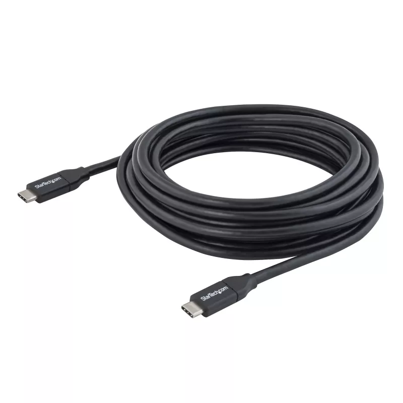 StarTech.com USB-C kábel s Power Delivery (5A) - M/M - 4 m (13 stôp) - USB 2.0 - USB-IF certifikovaný