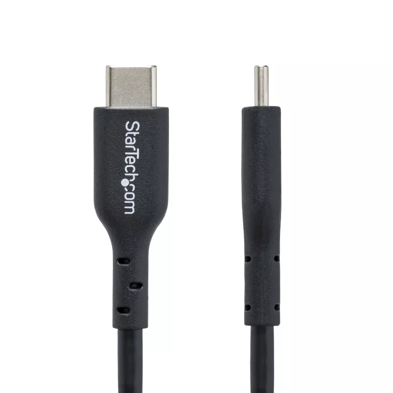 StarTech.com 2 m USB-C nabíjací kábel, USB-C kábel, USB 2.0 Type-C nabíjací kábel pre notebook, 60 W 3 A Power Delivery, TPE plášť, USB-C dátový kábel, M/M