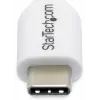 StarTech.com 2m biely USB-C nabíjací kábel, USB-C kábel, USB 2.0 Type-C nabíjací kábel pre notebook, 60W 3A Power Delivery, TPE plášť, USB-C dátový kábel, M/M